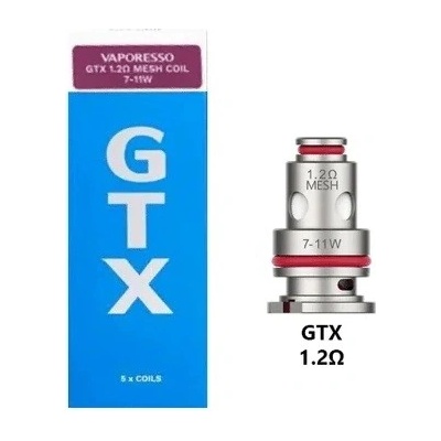Vaporesso GTX V2 Mesh žhavící hlava 1,2 ohm 5ks