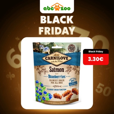 Carnilove Dog Crunchy Snack Salmon with Blueberries with fresh meat 200 g