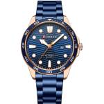 Curren Мъжки часовник Curren Arren, Неръждаема стомана, Син / Розово Злато (CURREN-8426-BLUE-ROSEGOLD) Часовници