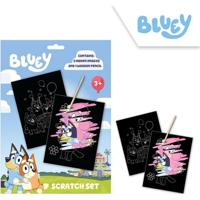 Vyškrabovacie obrázky Bluey