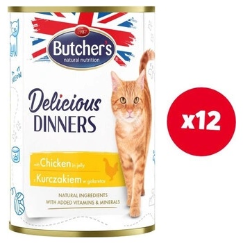 Butcher's Delicious Dinners kawałki z kurczakiem w galaretce 400 g