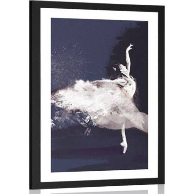 Plakát s paspartou vášnivý tanec baletky - 40x60 no frame