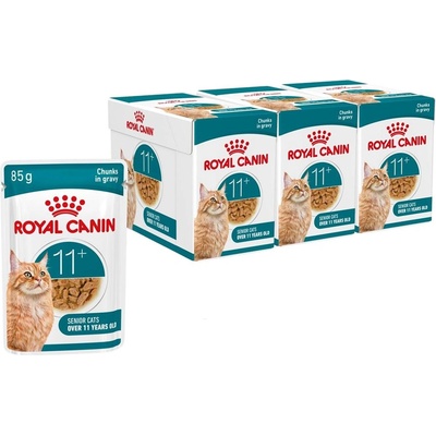 Royal Canin AGEING 11+ Gravy парченца в сос за възрастни котки над 11 години 36 x 85 г