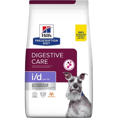 Hill’s Prescription Diet I/D Low Fat Digestive Care Chicken 2 x 4 kg
