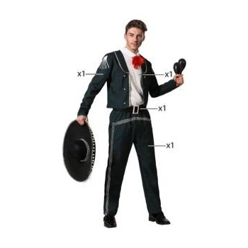 BigBuy Carnival Маскировъчен костюм за възрастни Мариачи Размер m/l