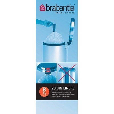 Brabantia Торбички за боклук Brabantia размер В 5 л 20 бр (311741)