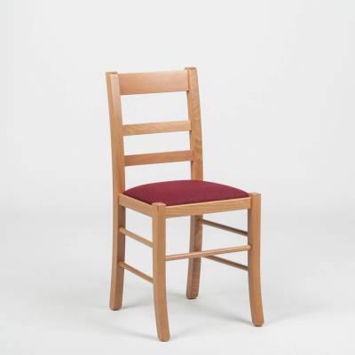 ITTC Stima Furla s čalouněným sedákem dub / Lux bordo 15