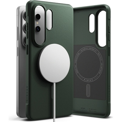 Ringke Силиконов (TPU) калъф с MagSafe за Samsung Galaxy S26 Ultra - Ringke Onyx Magnetic MagSafe Case (зелен) (KF2362130)