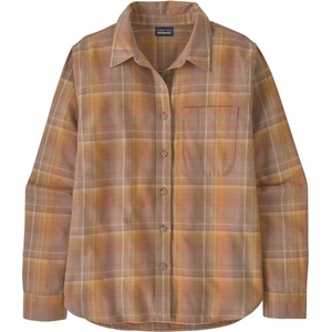 Patagonia Дамска риза с копчета Patagonia Women's LW Fjord Flannel Shirt - Ice Fall: Moonrise Taupe (133-1603-0414)