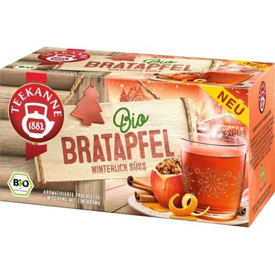 TEEKANNE Organic Baked Apple 18 dvoukomorových sáčků