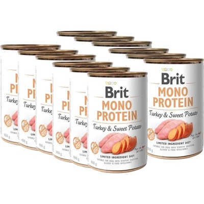 Brit mono protein пуйка и сладки картофи 12x400г