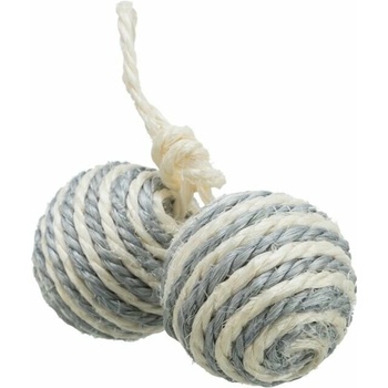 Trixie Sisalové míčky 2 ks s catnipem