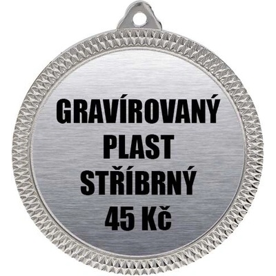 Gravírovaný štítek medaile Barva štítku gravír: