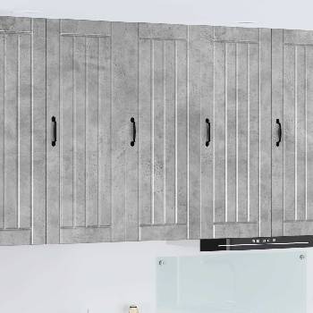 vidaXL Стенен шкаф LUCCA Бетонно сиво 40 x 31 x 100 см (885118)