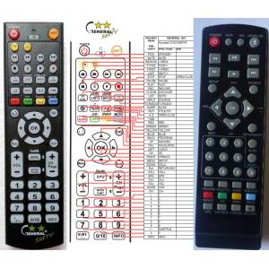 GENERAL HYUNDAI DV2X336PVR - съвместимо дистанционно управление на марката General (DV2X336PVR) Дистанционно