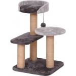 DUVO Chestnut катерушка и драскалка за коте, с 4 нива, 40х40х61, 5 см, Белгия - 431/442012