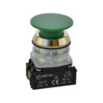 Control button 30mm green with self-return 1Z 1R W0-NEF30-D XY Z