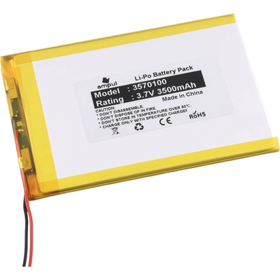Li-Pol batéria 3500mAh, 3.7V, 3570100