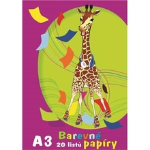 Stepa Pestofarebné papiere A3 zložka 20 listov 10 farieb