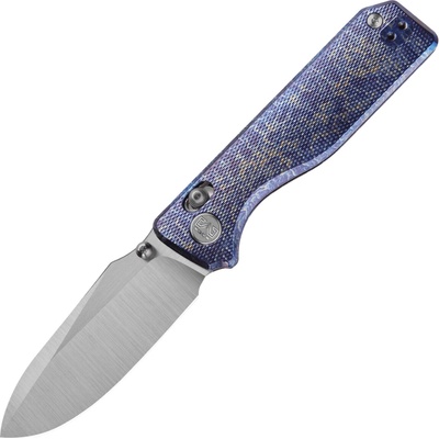 Miguron Knives Vane II 3.25 Satin M390 Blade Lightning Strike Finish Titanium MGR622ARB