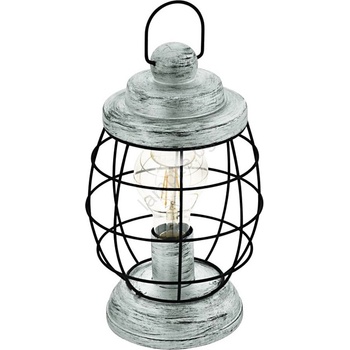 EGLO 79436 - Настолна лампа BAMPTON 1xE27/60W/230V сребриста (EG79436)