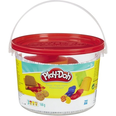 Hasbro Play Doh malý kyblík s kelímky a formičkami piknik