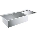 GROHE Кухненски умивалник от неръждаема стомана K1000, с отцедник, 1160 x 520 mm (31581SD1) Мивка за вграждане
