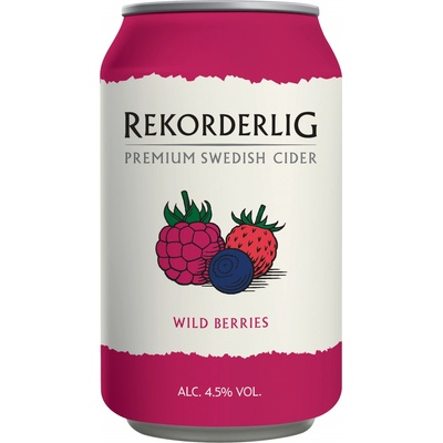 Rekorderlig Wild Berries Cider 24 x 0,33 l (plech) – Zboží Dáma