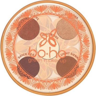 Boho Green Valley of Fire Paletka očních stínů 5 x 1,1 g
