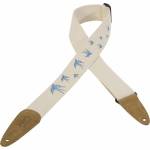 Levy's Nature Cotton Blue Bird Колан за китара (MC8U-006)