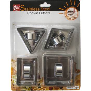 Image 1 of Horecano Cn-Комплект от четири иноксови форми f8005 (2192) (01981081)