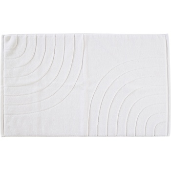 Zone Denmark Постелка за баня Time 80 x 50 см бяла (34820)