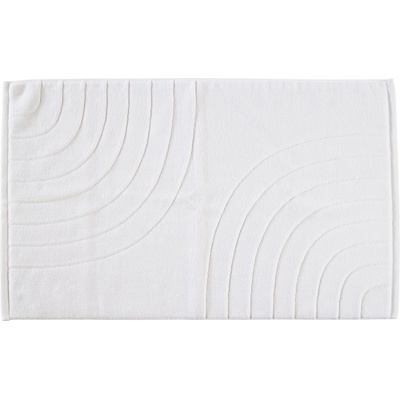 Zone Denmark Постелка за баня Time 80 x 50 см бяла (34820)