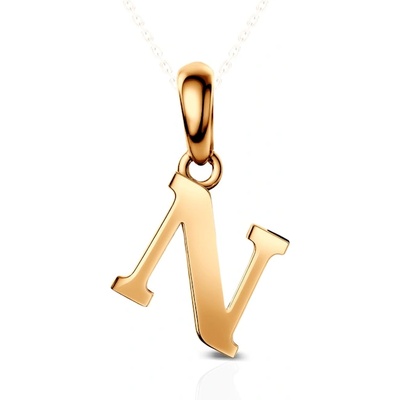 SAVICKI Висулка с буква n savicki : злато