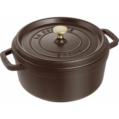 Staub Cocotte hrnec, kulatý 22, čokoládová 1036382
