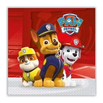 Procos Papierové servítky Paw Patrol Ready For Action 33x33cm 20ks