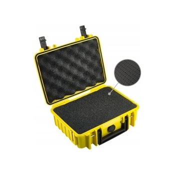 B&W Outdoor Case Type 1000 yellow, foam 1000/Y/SI