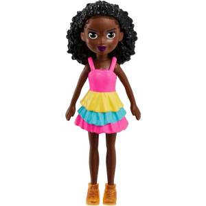 Mattel Mattel Polly Pocket - Лятна модна кукла с тъмен тен (HKV84) (85752)