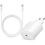 Samsung Оригинално Бързо Зарядно Samsung PD Power Adapter 45W с кабел Type C White