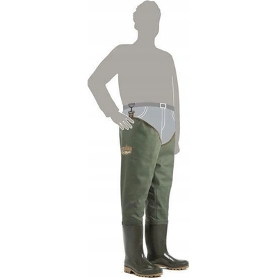 Demar GRAND CHEST WADERS zelená