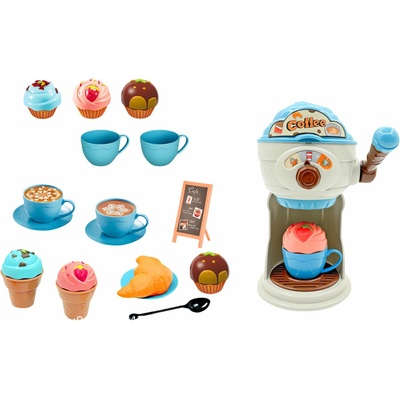 LEAN Toys 10797 Sada kaviarne s výrobníkom zmrzliny, šálkami a muffinkami