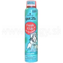 Got2b Fresh it up Volume suchý šampón na vlasy pre objem 200 ml