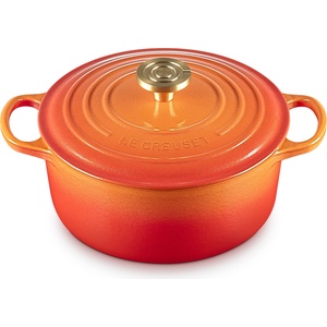 Le Creuset Flamme Dorée Касерола 24 см, огнено оранжево (21177241834479)