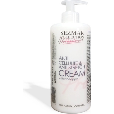 Sezmar Professional Prírodný anticelulitídny krém s ananásom 500 ml