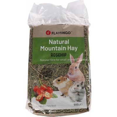 Karlie-Flamingo Horské seno se šípkem 0,5 kg