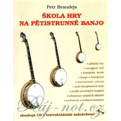 Škola na pětistrunné banjo + CD