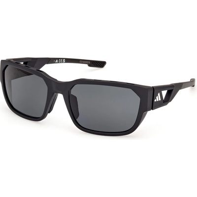 Adidas Мъжки очила за колоездене Adidas eyewear SP0092 Polarized Cat. 3 Cycling glasses - Matte Black / Smoke - размер One Size (205-4716-0111)