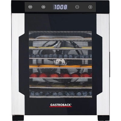 Gastroback Уред за сушене Gastroback - MAX, 900W, 10 зони, инокс (GAS.46603)