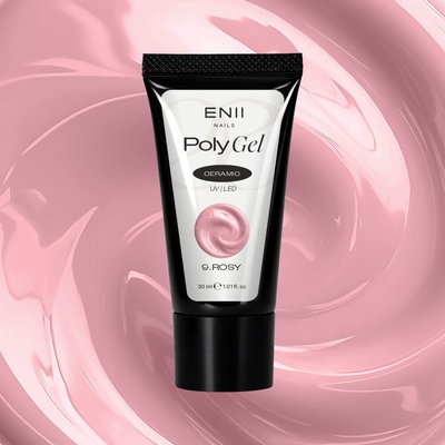 ENII NAILS Polygel Ceramic 9 Rosy polygel v tubě 30 ml
