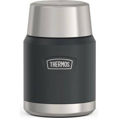 Thermos termoska na jedlo Icon Food Jar with Folding Spoon 470 ml sivá